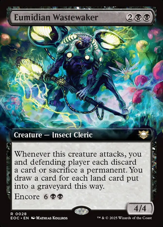 Eumidian Wastewaker 28/191 (Commander: Edge of Eternities)  - Extended Art | Good Games North