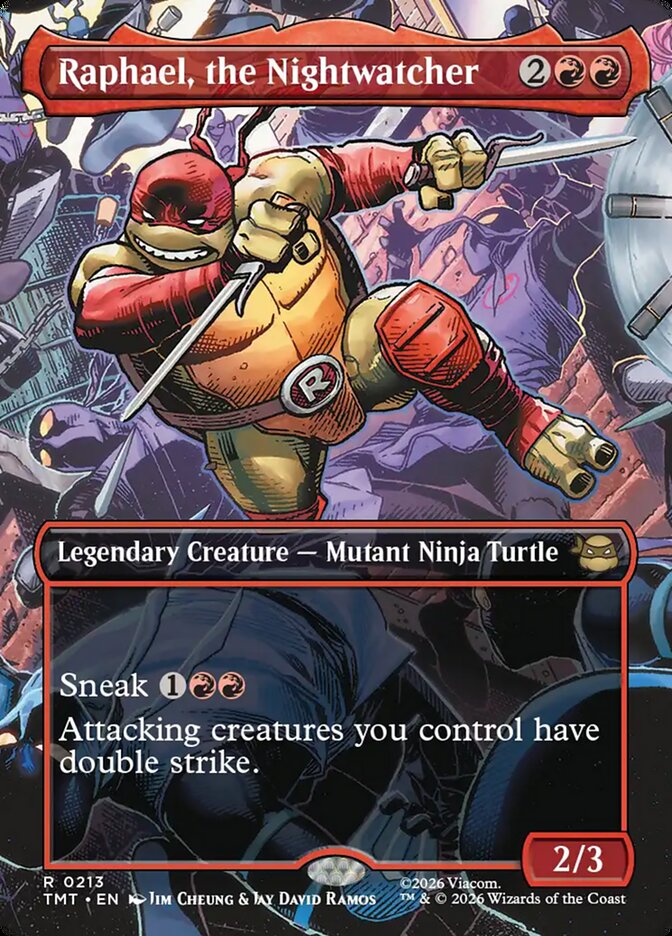 Raphael, the Nightwatcher 213/190 (Teenage Mutant Ninja Turtles)  - Borderless | Good Games North
