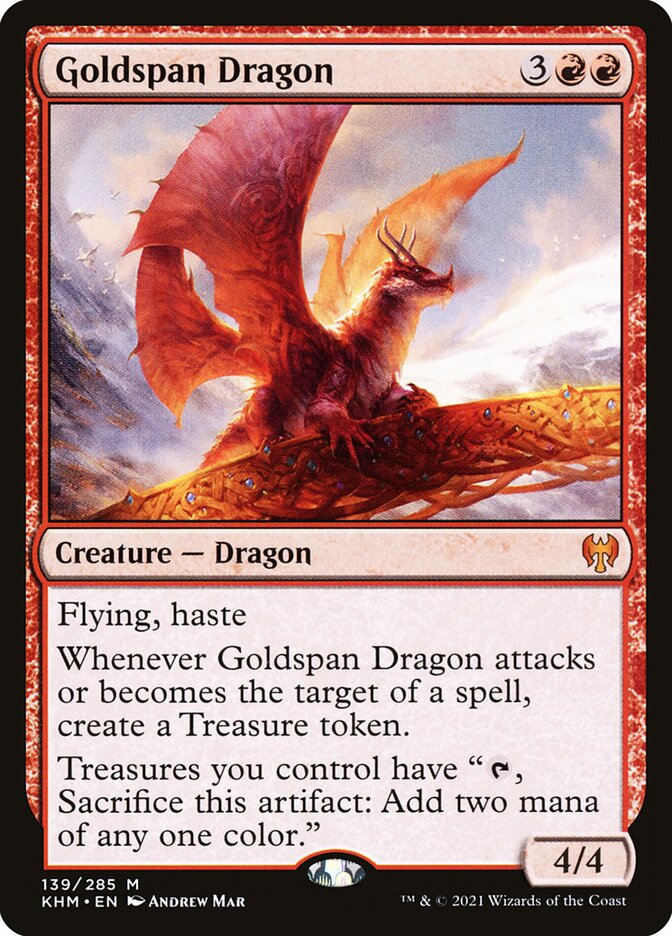 Goldspan Dragon 139 (Kaldheim)  | Good Games North