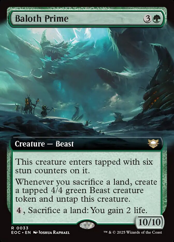 Baloth Prime 33/191 (Commander: Edge of Eternities)  - Extended Art | Good Games North