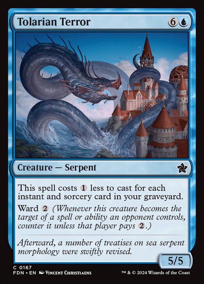 Tolarian Terror 167/291 (Foundations)  | Good Games North