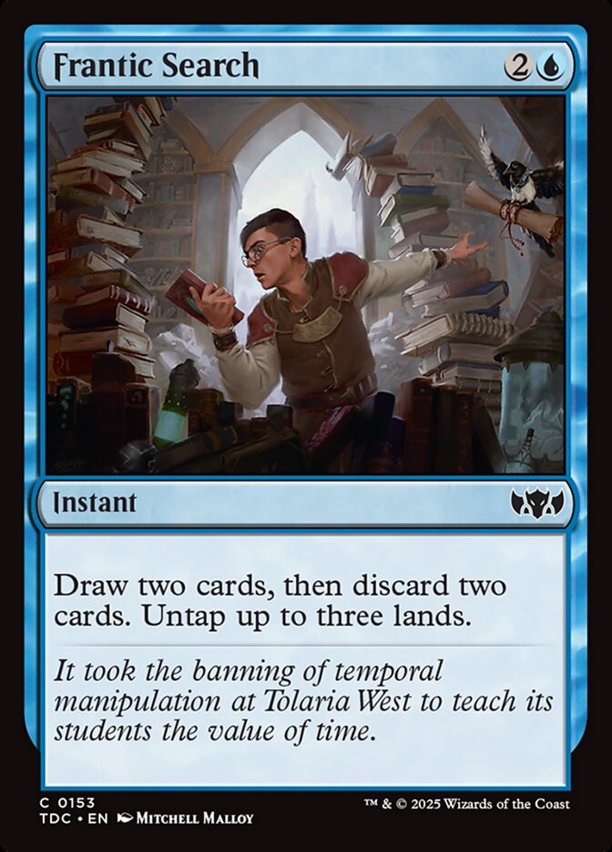 Frantic Search 153 (Commander: Tarkir: Dragonstorm)  | Good Games North