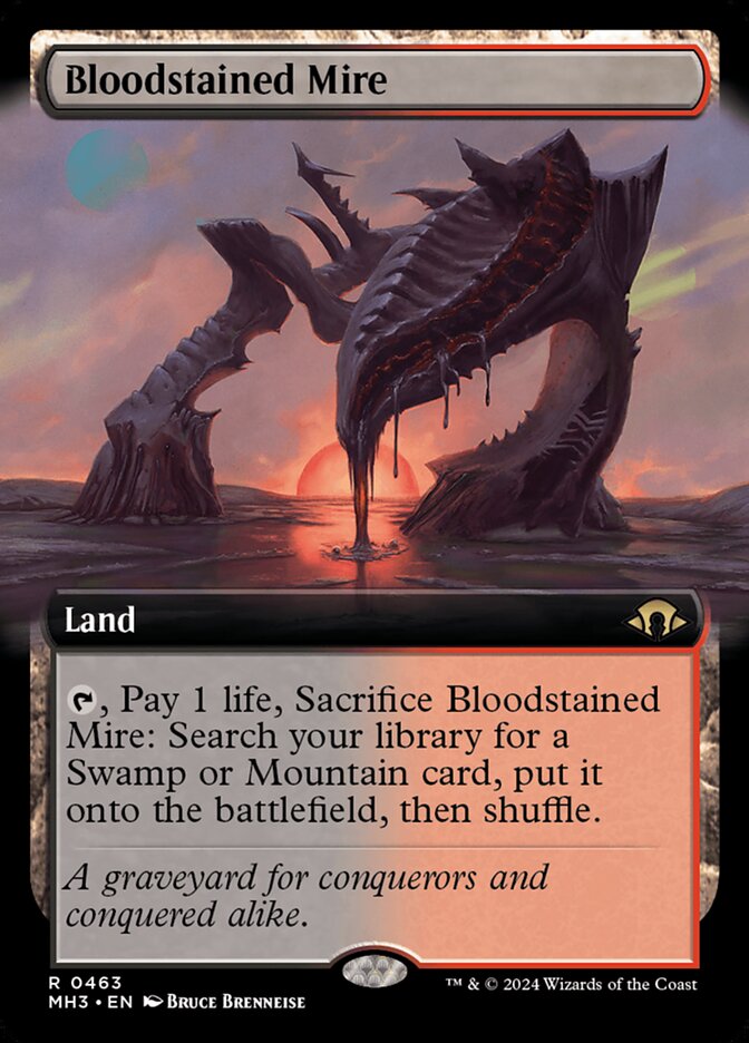 Bloodstained Mire 463/319 (Modern Horizons 3)  - Extended Art | Good Games North
