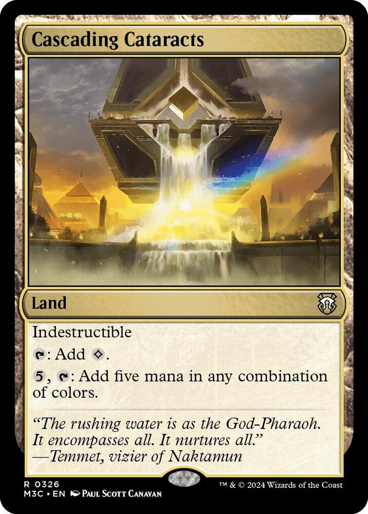 Cascading Cataracts 326/411 (Commander: Modern Horizons 3)  - Ripple Foil | Good Games North