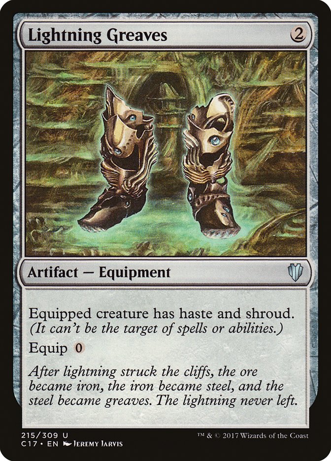 Lightning Greaves 215/309 (Commander 2017)  | Good Games North