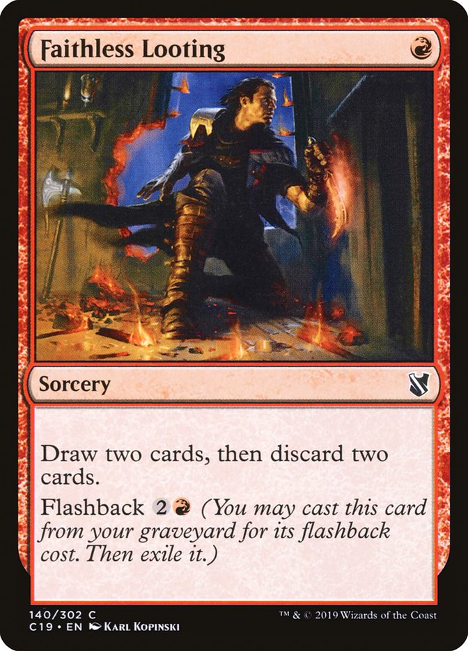 Faithless Looting (Commander 2019)  | Good Games North
