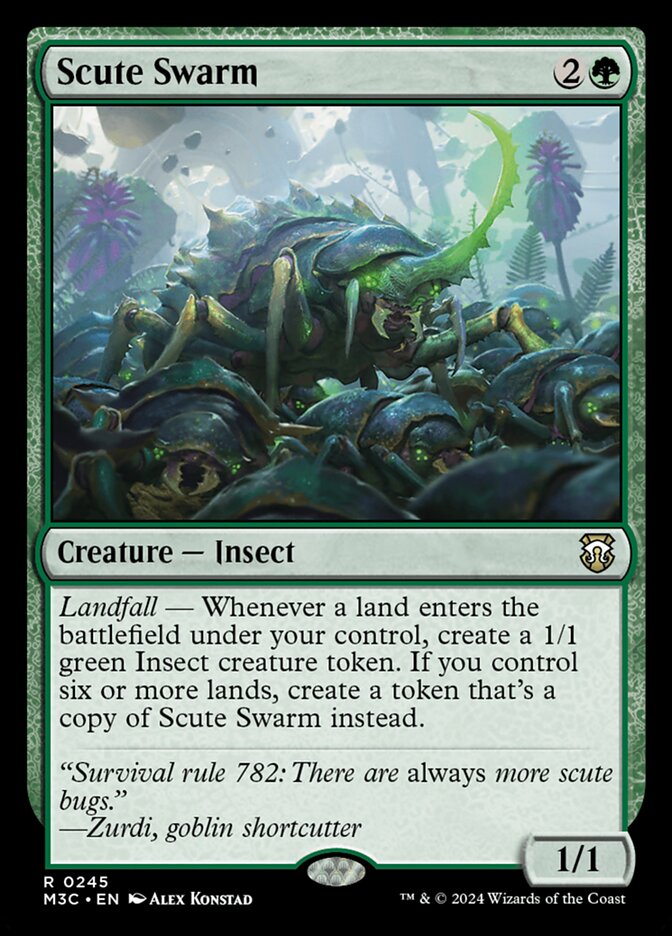 Scute Swarm 245/411 (Commander: Modern Horizons 3)  | Good Games North