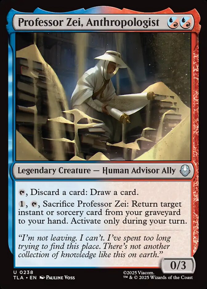 Professor Zei, Anthropologist 238 (Avatar: The Last Airbender)  - Foil | Good Games North
