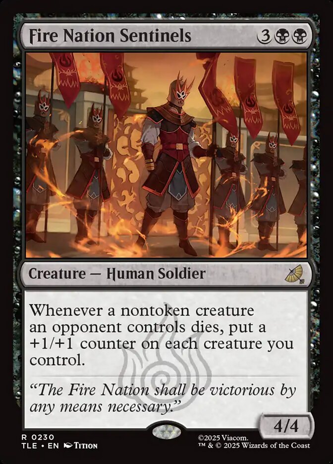 Fire Nation Sentinels 230 (Avatar: The Last Airbender: Eternal-Legal)  - Foil | Good Games North