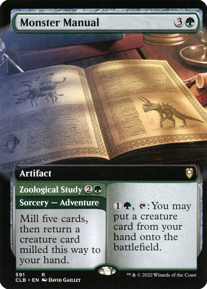 Monster Manual Extended Art 591 (Commander Legends: Battle for Baldur's Gate)  | Good Games North