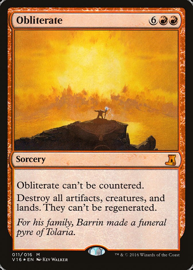 Obliterate 11 (From the Vault: Lore)  - Foil | Good Games North