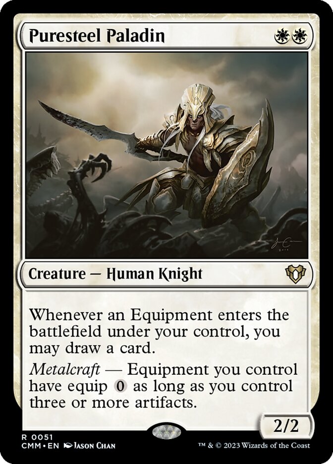 Puresteel Paladin 51/451 (Commander Masters)  | Good Games North