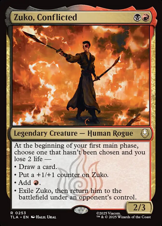 Zuko Conflicted 253 (Avatar: The Last Airbender)  - Foil | Good Games North