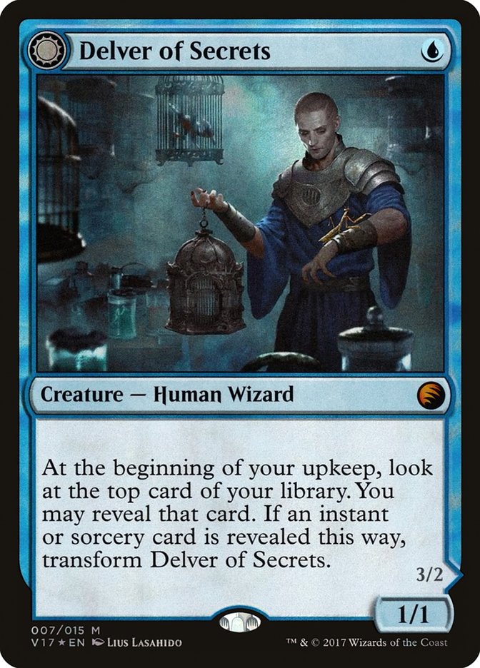 Delver of Secrets // Insectile Aberration 7/15 (From the Vault: Transform)  - Foil | Good Games North
