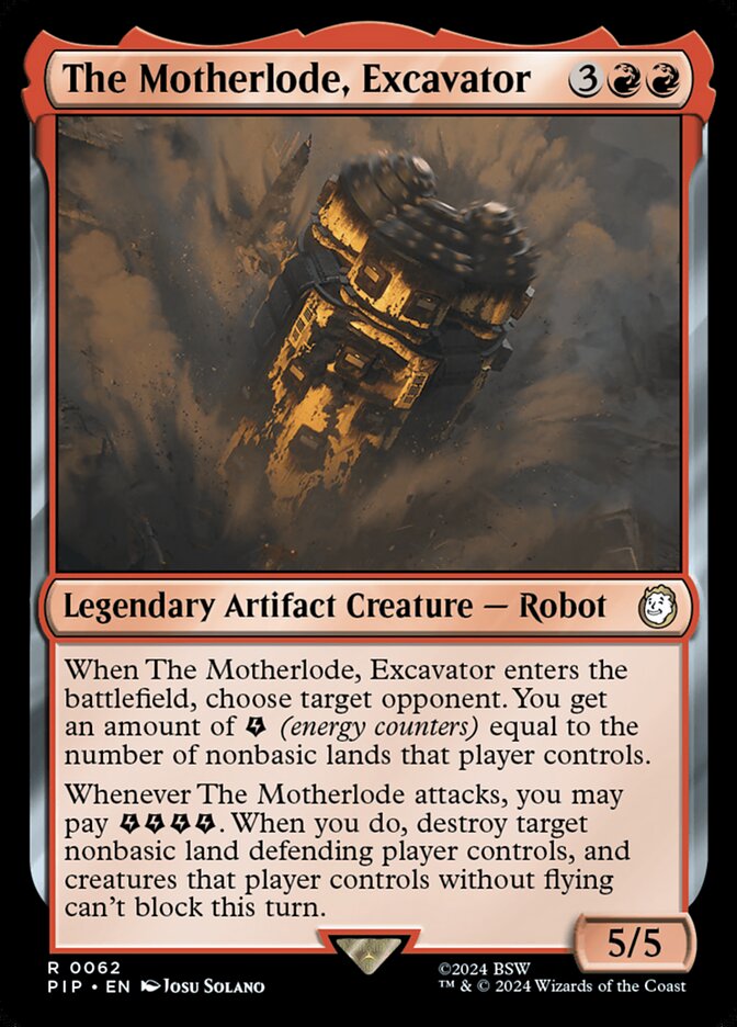 The Motherlode, Excavator 62/1076 (Universes Beyond: Fallout)  - Foil | Good Games North