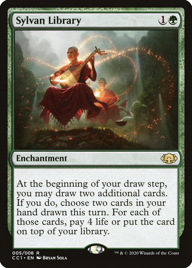 Sylvan Library 5/8 (Commander Collection: Green)  | Good Games North