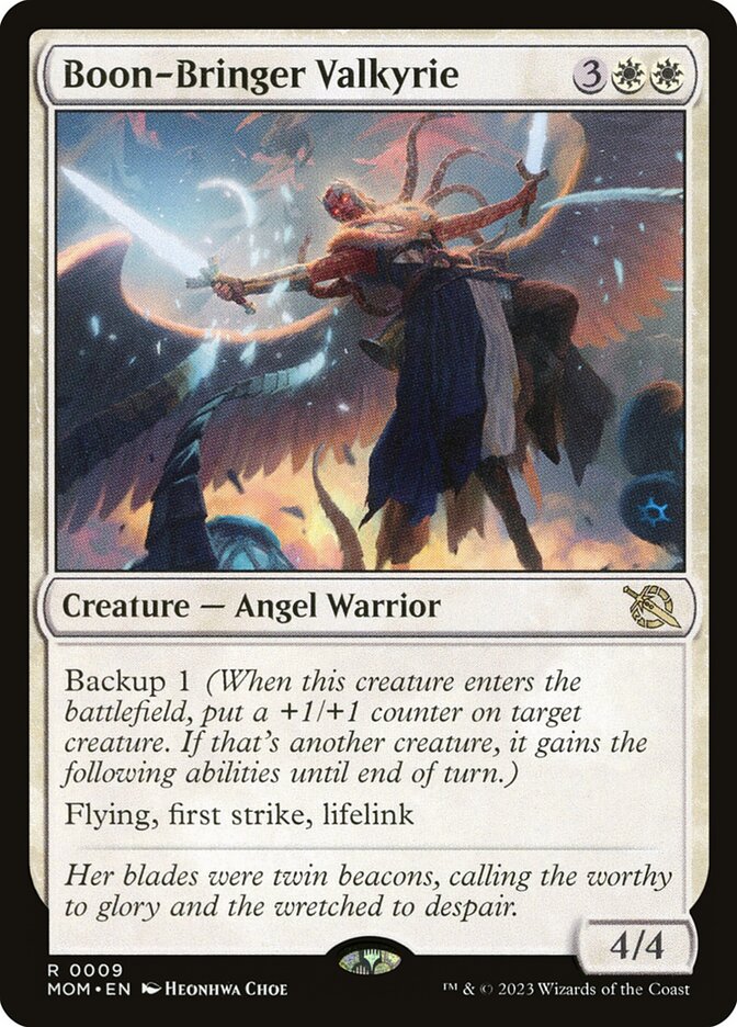 Boon-Bringer Valkyrie 9/291 (March of the Machine)  - Foil | Good Games North