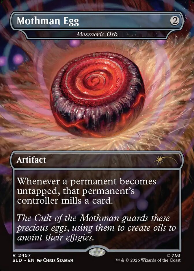 Mothman Egg // Mesmeric Orb 2457 (Secret Lair Drop Series)  - Borderless Foil | Good Games North