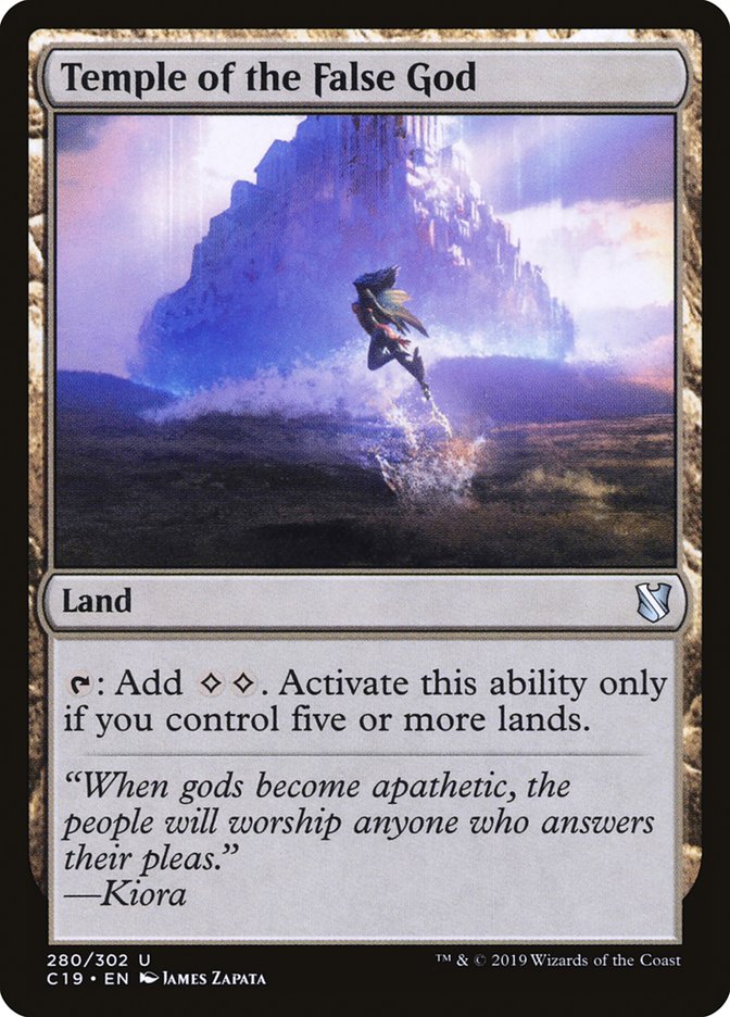 Temple of the False God 280/302 (Commander 2019)  | Good Games North