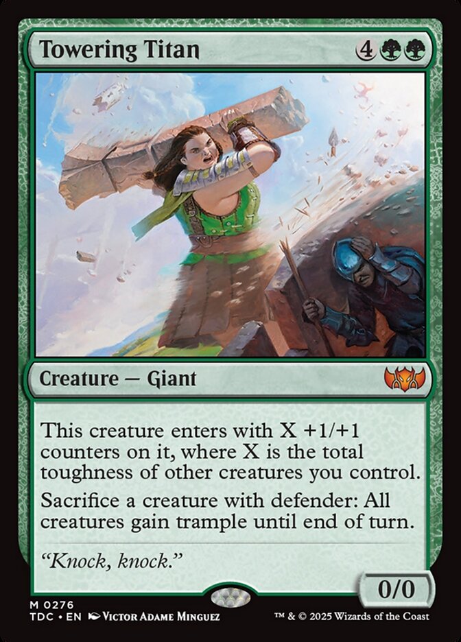 Towering Titan 276 (Commander: Tarkir: Dragonstorm)  | Good Games North