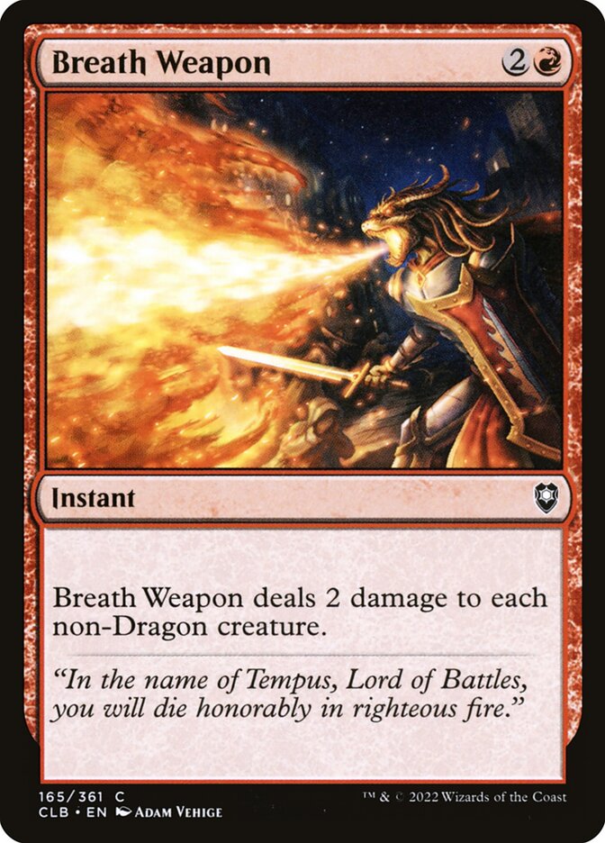 Breath Weapon 165 (Commander Legends: Battle for Baldur's Gate)  | Good Games North