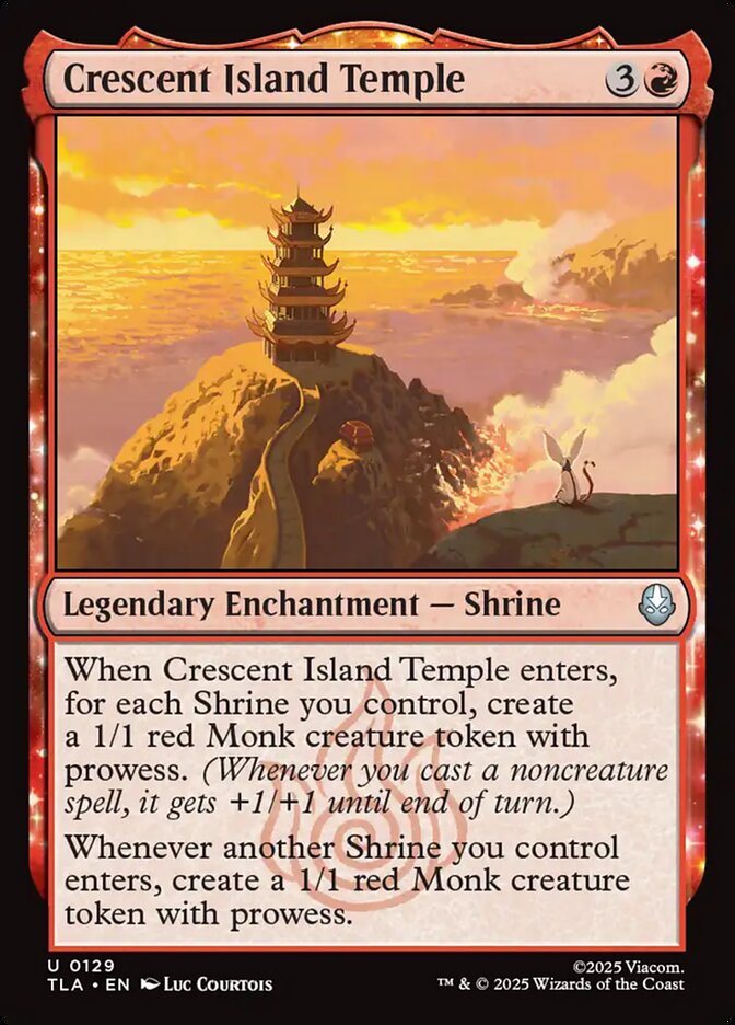 Crescent Island Temple 129 (Avatar: The Last Airbender)  - Foil | Good Games North
