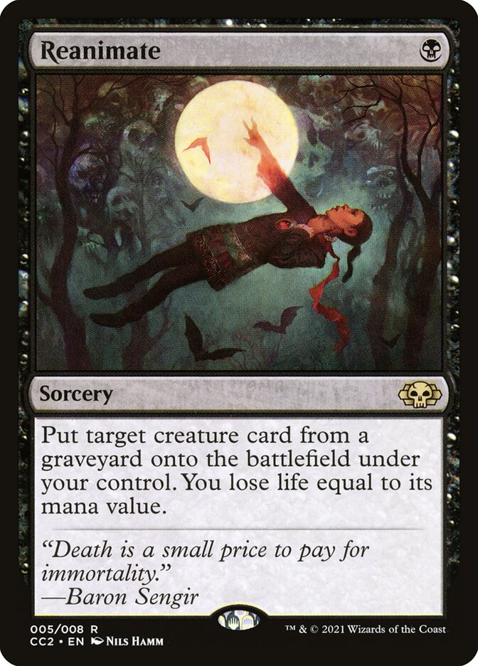 Reanimate 5 (Commander Collection: Black)  - Foil | Good Games North