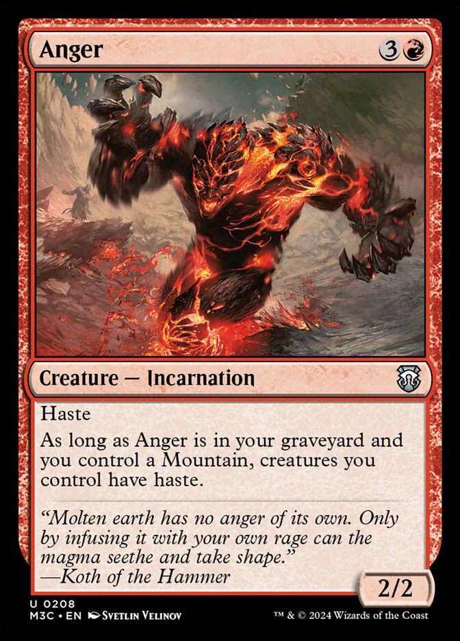 Anger (Commander: Modern Horizons 3)  | Good Games North