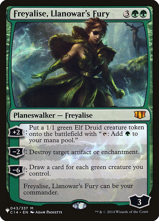 Freyalise Llanowars Fury 043/337 (The List Reprints)  | Good Games North