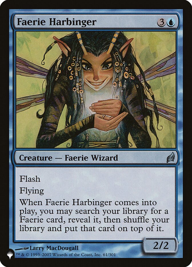 Faerie Harbinger 61/301 (The List Reprints)  | Good Games North