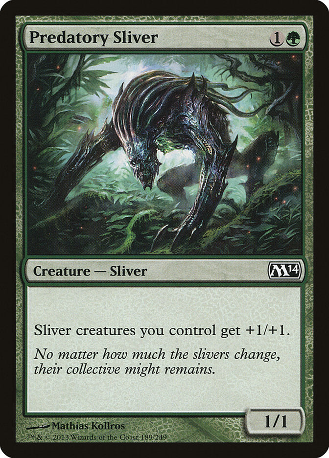 Predatory Sliver 189 (Magic 2014 (M14))  | Good Games North