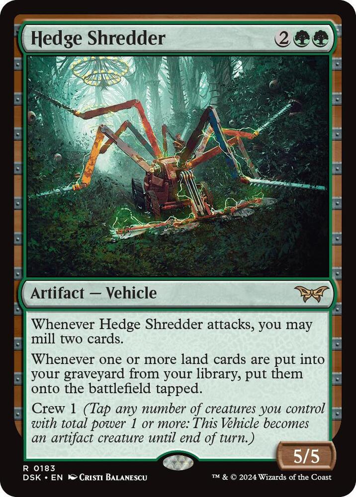 Hedge Shredder 183/286 (Duskmourn: House of Horror)  | Good Games North