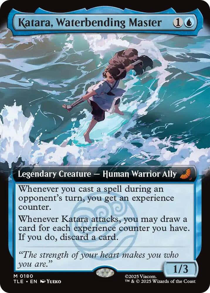 Katara, Waterbending Master 180/317 (Avatar: The Last Airbender: Eternal-Legal)  - Extended Art Foil | Good Games North