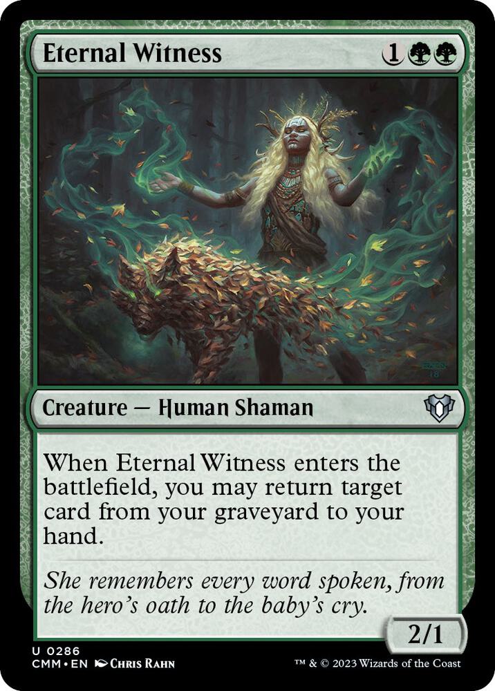 Eternal Witness 286 (Commander Masters)  | Good Games North