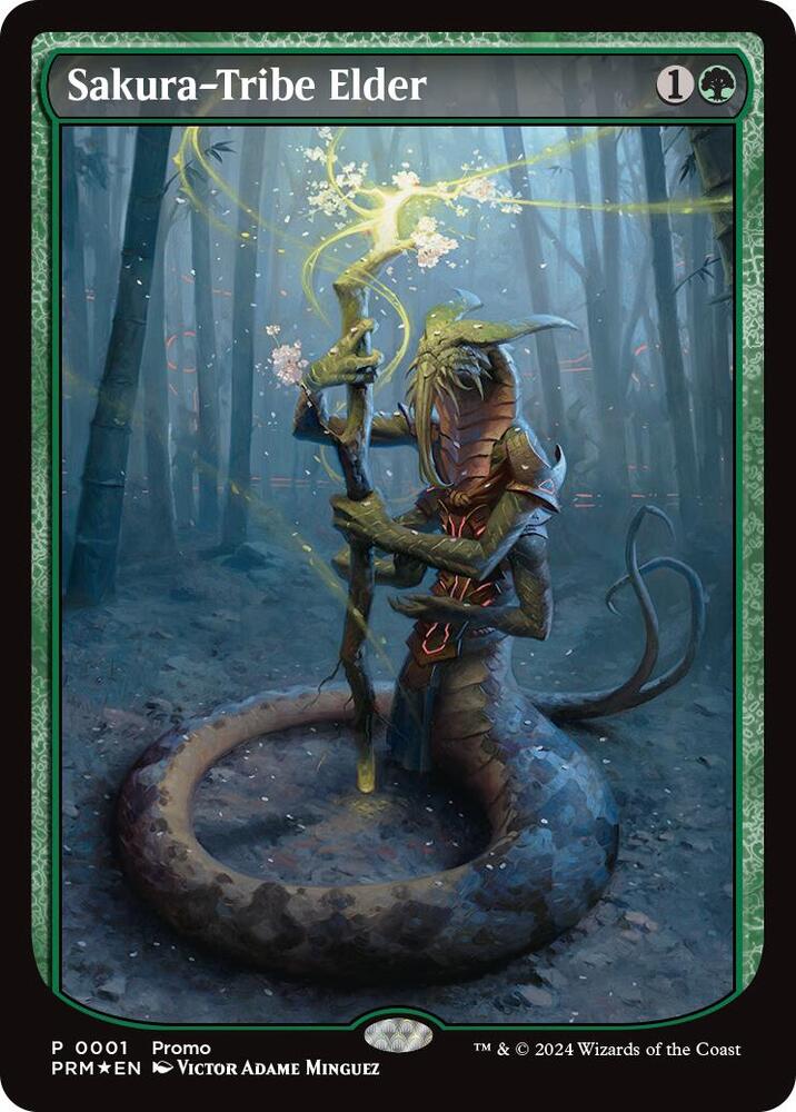 Sakura-Tribe Elder 1 (WPN & Gateway Promos)  - Textless Foil | Good Games North