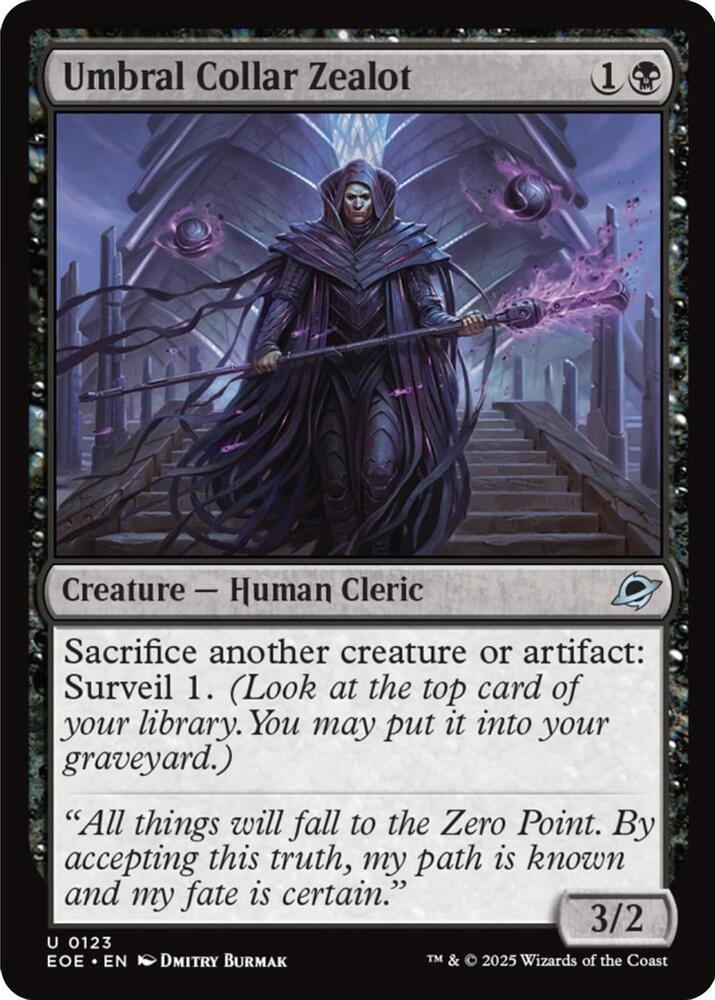 Umbral Collar Zealot 123/276 (Edge of Eternities)  | Good Games North