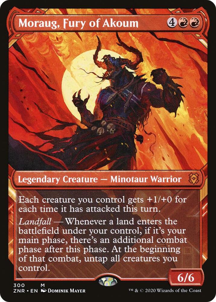 Moraug, Fury of Akoum 300/280 (Zendikar Rising)  - Showcase | Good Games North