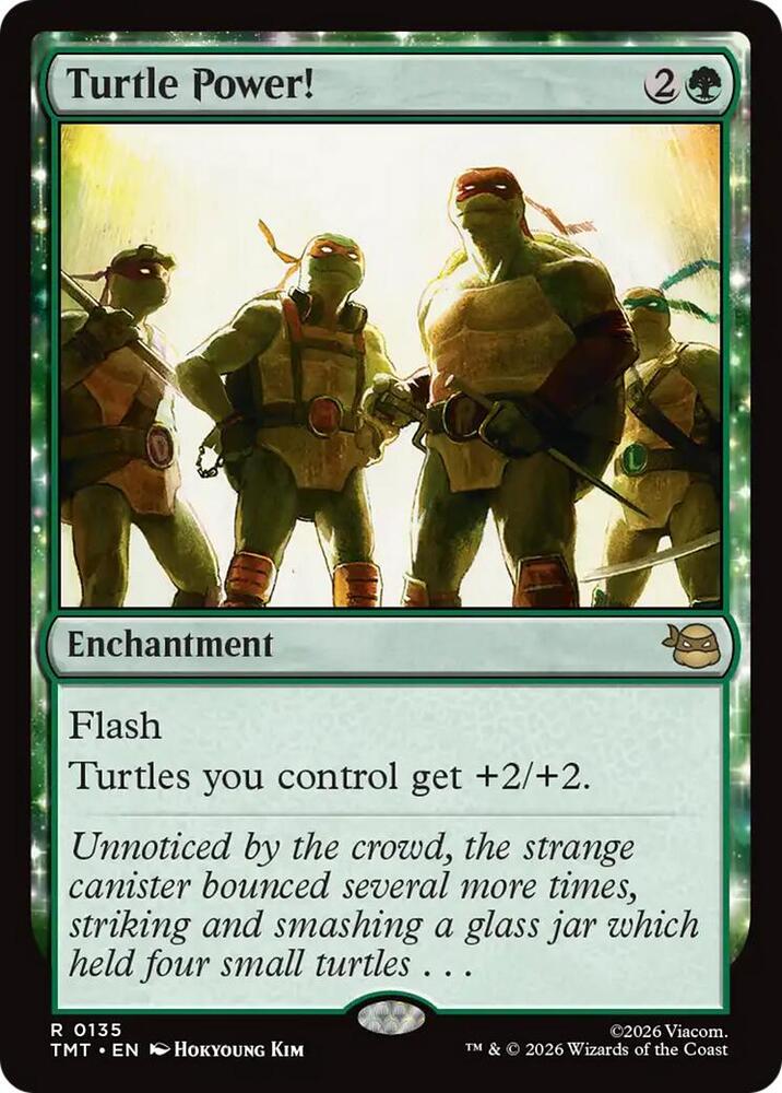 Turtle Power! 135/190 (Teenage Mutant Ninja Turtles)  - Foil | Good Games North