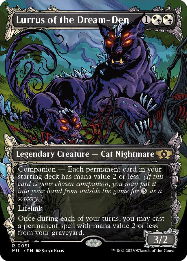 Lurrus, of the Dream-Den 51 (March of the Machine: Multiverse Legends)  - Borderless Foil | Good Games North