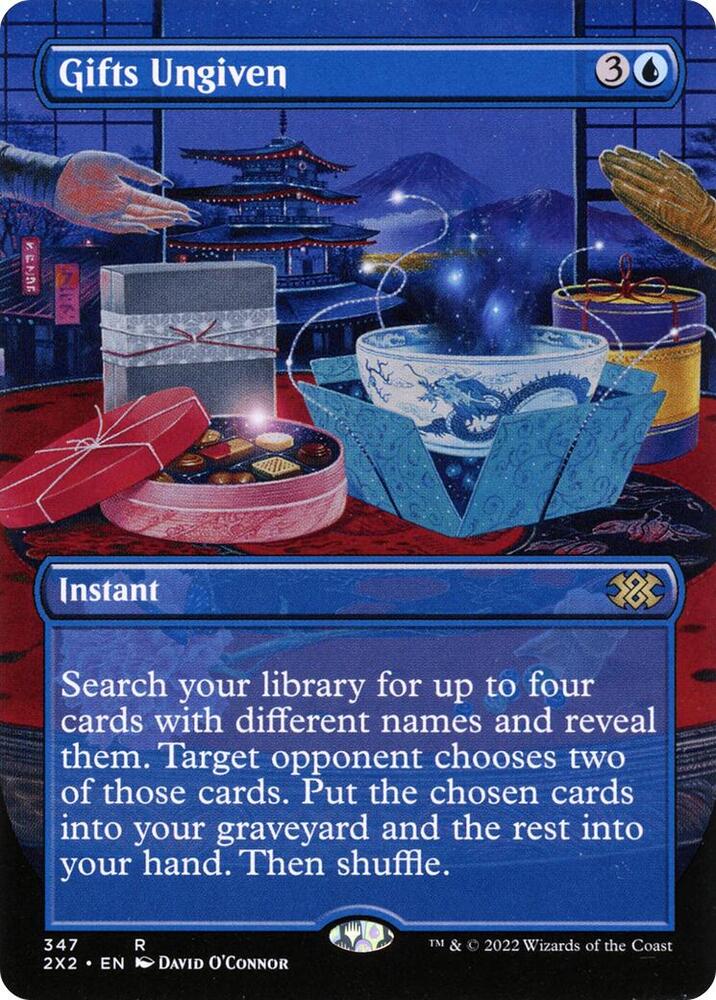 Gifts Ungiven Borderless 347 (Double Masters 2022)  - Foil | Good Games North