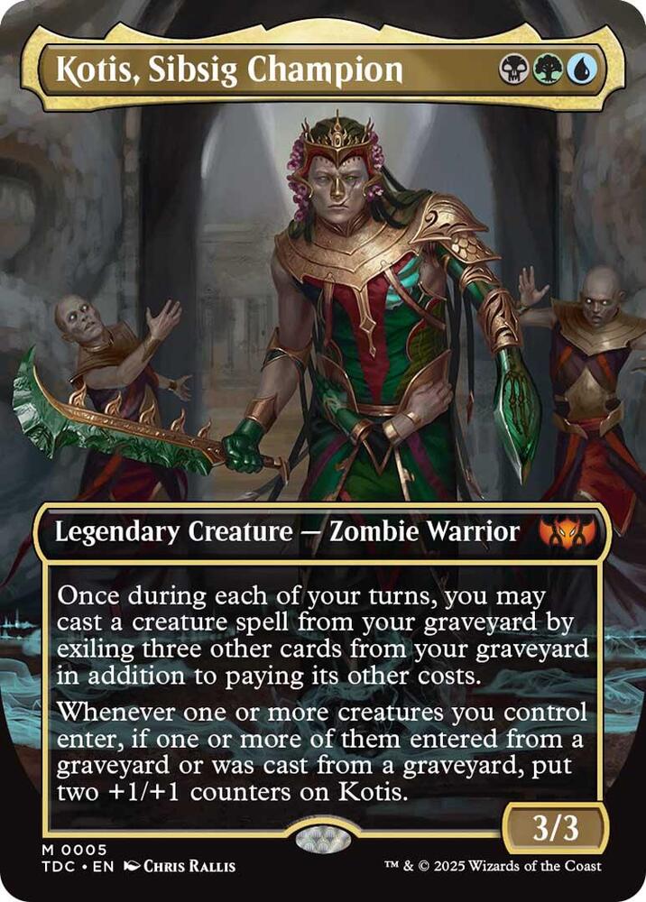 Kotis, Sibsig Champion 5 (Commander: Tarkir: Dragonstorm)  - Borderless | Good Games North