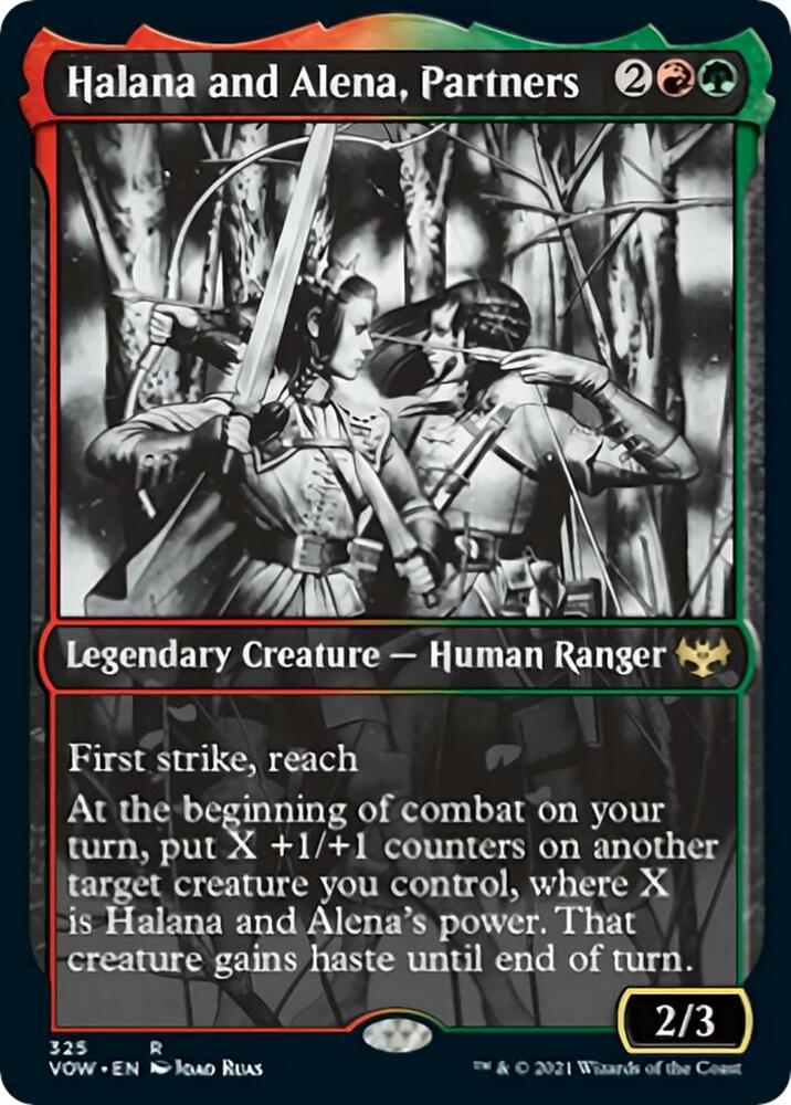 Halana and Alena Partners Showcase 325 (Innistrad: Crimson Vow)  - Foil | Good Games North