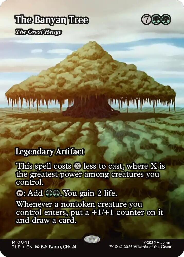 The Banyan Tree The Great Henge Borderless 41 (Avatar: The Last Airbender: Eternal-Legal)  - Foil | Good Games North