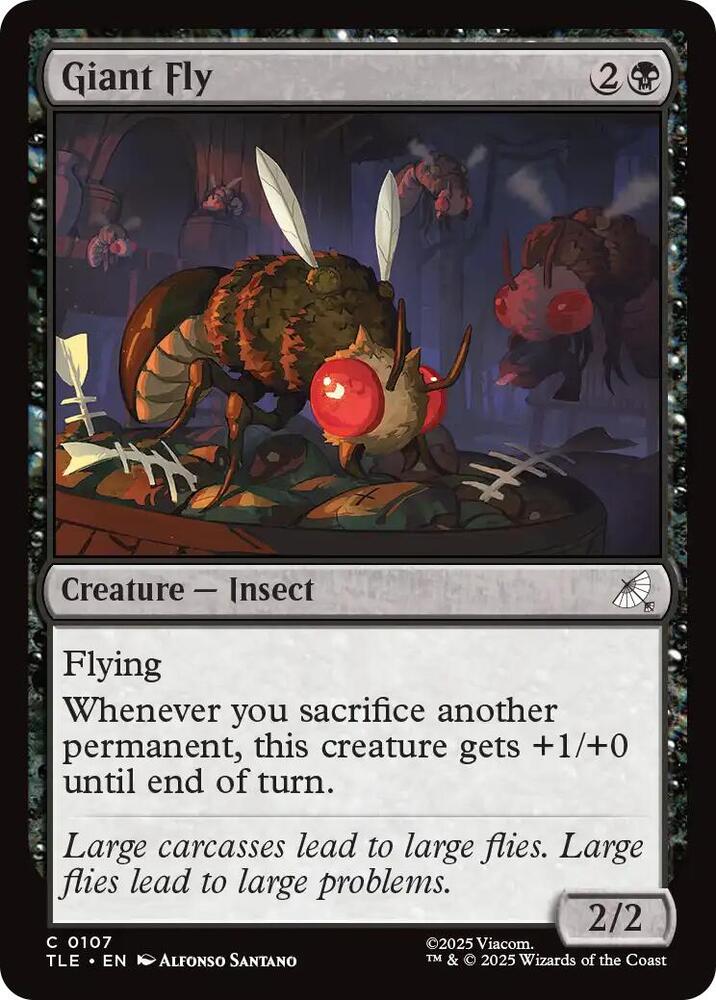 Giant Fly 107/317 (Avatar: The Last Airbender: Eternal-Legal)  - Foil | Good Games North