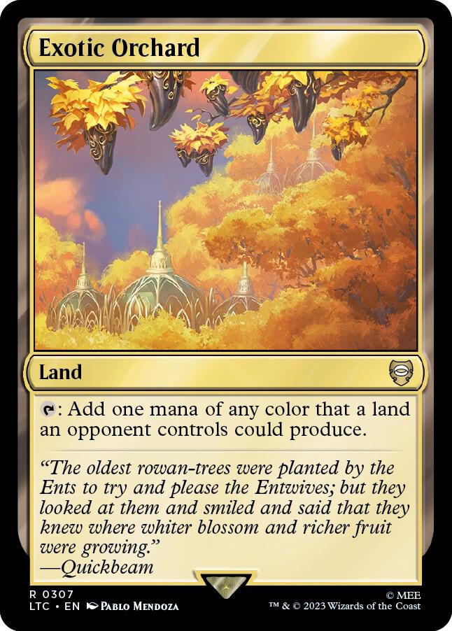 Exotic Orchard 307 (Commander: The Lord of the Rings: Tales of Middle-earth)  | Good Games North