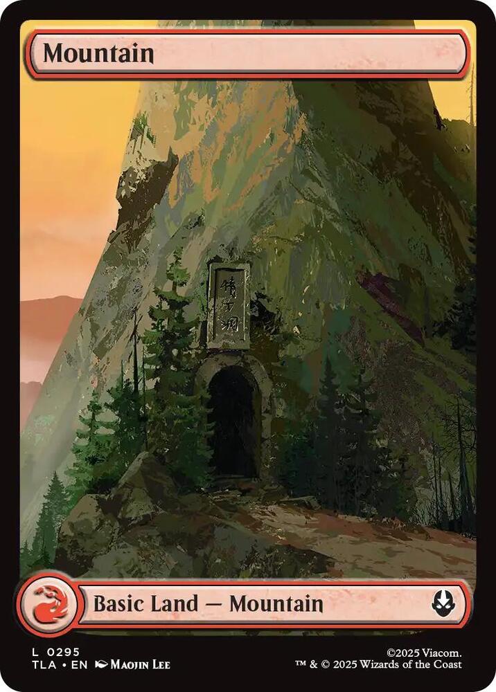 Mountain 0295 295 (Avatar: The Last Airbender)  - Full Art Foil | Good Games North