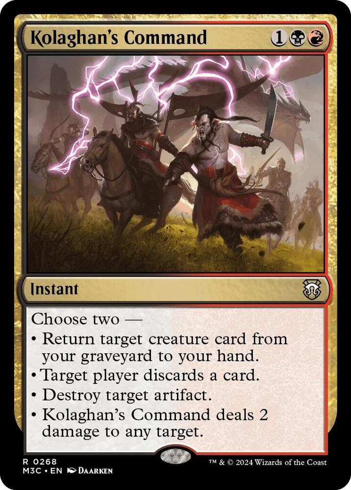 Kolaghan's Command 268/411 (Commander: Modern Horizons 3)  | Good Games North