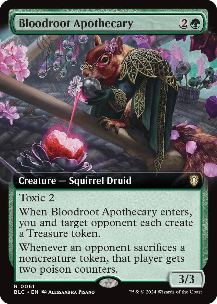 Bloodroot Apothecary 61 (Commander: Bloomburrow)  - Extended Art | Good Games North