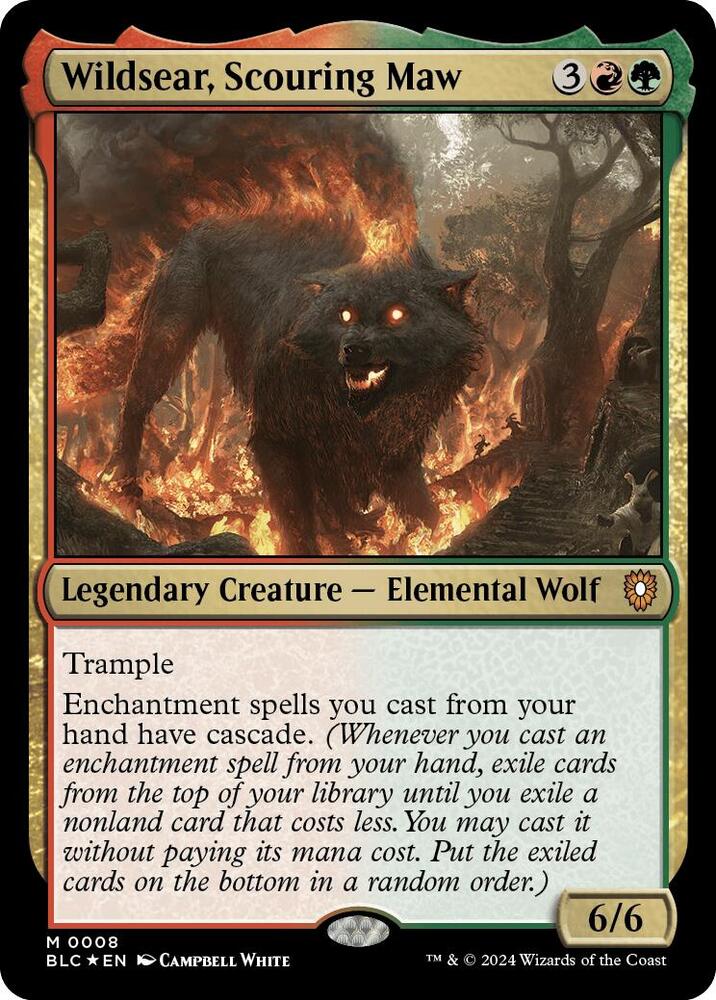 Wildsear, Scouring Maw 8 (Commander: Bloomburrow)  - Foil | Good Games North