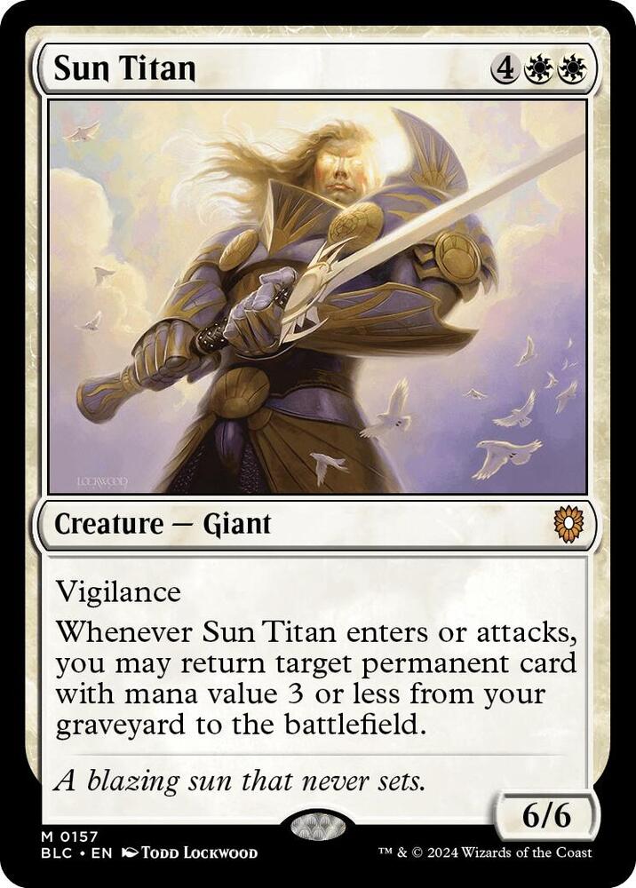 Sun Titan 157 (Commander: Bloomburrow)  | Good Games North